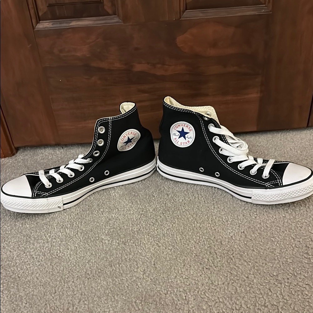 Converse Black and White High-Tops